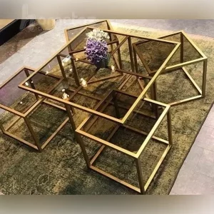 میز جلومبلی استیل زیبا مدل برنالی