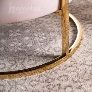 مبل پایه استیل طلایی مات و براق داروین