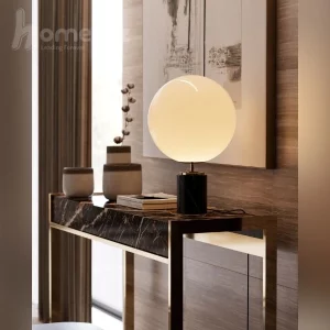 میز کنسول استیل صفحه سنگ