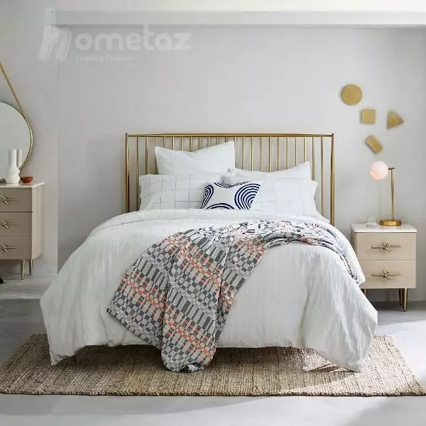 تخت خواب استیل طلایی زیبا لوئیزا