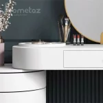 صندلی میکاپ استیل طرح دلارام کشودار