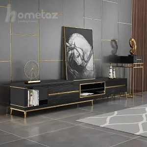 میز تلویزیون پایه استیل لاریسا