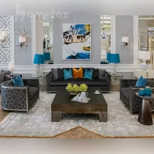 مبل تک نفره پایه استیل مدرن سانیه
