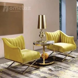 خرید مبل تک نفره پایه استیل طرح پادنا
