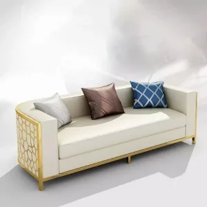 کاناپه سه نفره پایه استیل سانیه