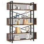 شلف فلزی ایستاده با صفحه چوب روس مدل ht1583