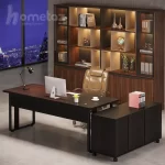 میز اداری پایه فلزی با صفحه ام دی اف مدل ht1901