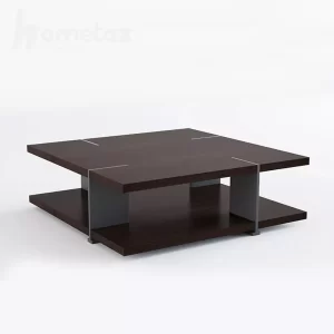 فروش انلاین میز جلو مبلی مربعی با mdf مشکی مدل ht1970