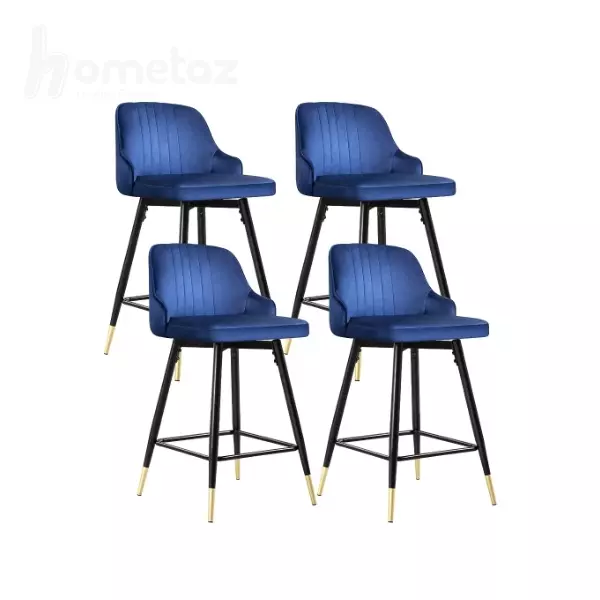 خرید انلاین صندلی کانتر پایه فلزی آهن مشکی مدل ht2124
