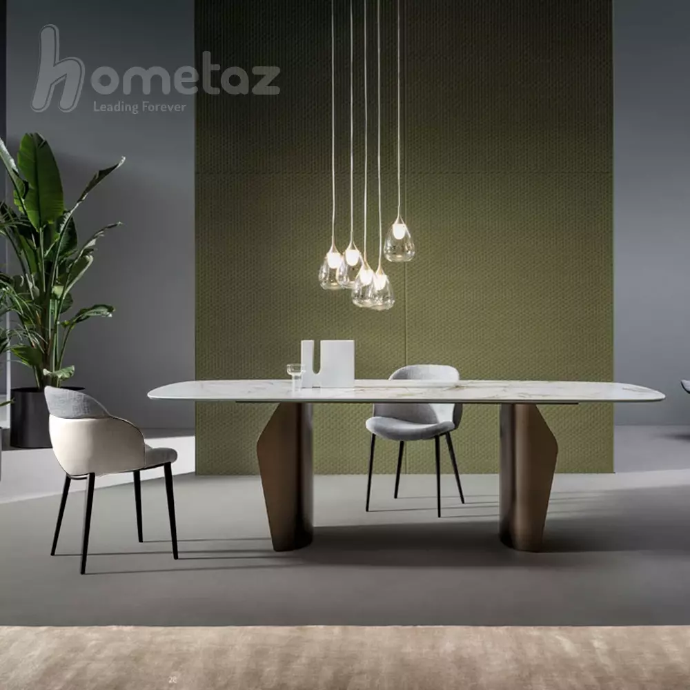 سفارش ساخت صندلی نهار خوری پایه فلزی (آهن) مشکی مدل ht2096