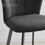پارچه مشکی صندلی اپن فلزی پایه آهنی جدید مدل ht2142