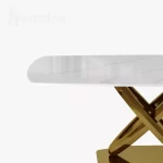 تولیدکننده ست میز و صندلی غذا خوری استیل مدرن مدل شانلی