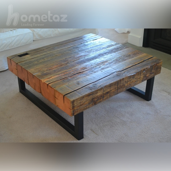 تولیدکننده میز جلو مبلی جدید چوبی پایه فلزی مدل ht1813