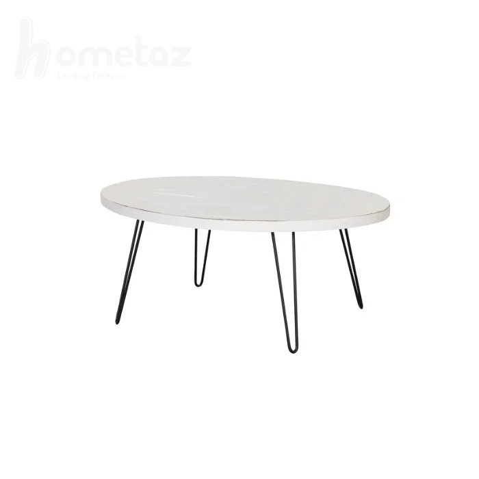 قیمت روز جلو مبلی بیضی پایه فلزی مشکی مدل ht2385 شیک