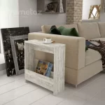 فروش کنار مبلی جدید و شیک ام دی افی مدل ht2198 سفید