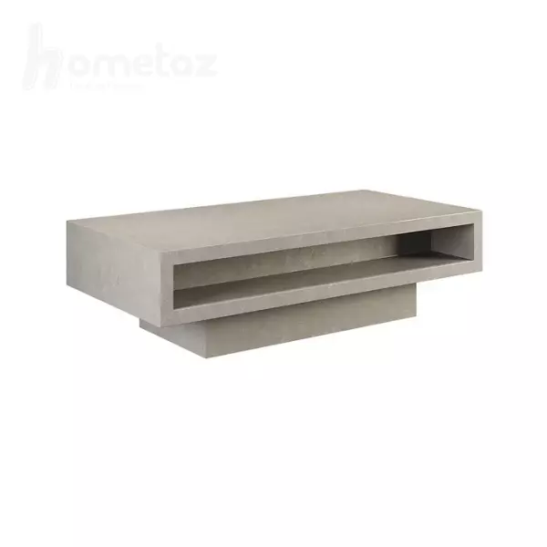 تولید میز جلو مبلی دو کشویی و قفسه ای mdf مدل ht2224
