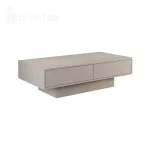 میز جلو مبلی دو کشویی و قفسه ای mdf مدل ht2224 مدرن و شیک
