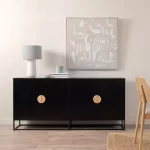 خرید اینترنتی میز کنسول ام دی افی پایه فلزی مدل ht2183