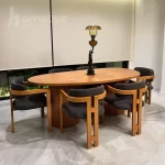 ست صندلی ناهار خوری چوبی مد روز مدل کریستین ارزان
