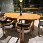 صندلی ناهار خوری چوبی مد روز مدل کریستین دو رنگ خوشگل