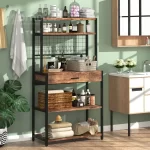 فروش شلف و استند کافی بار خانگی فلزی مدل ht2280 شیک