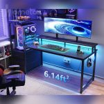 میز گیمینگ مدرن فلزی محکم مدل ht2578