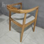سفارش ساخت صندلی غذاخوری مدرن پشت گرد چوبی مدل نایلا