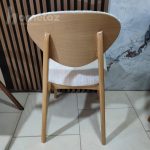 فروش انلاین و حضوری صندلی غذا خوری چوبی مدرن مثلثی مدل سارینا