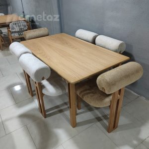 خرید ست-میز-صندلی-ناهار-خوری-چوبی-مدل-بافن