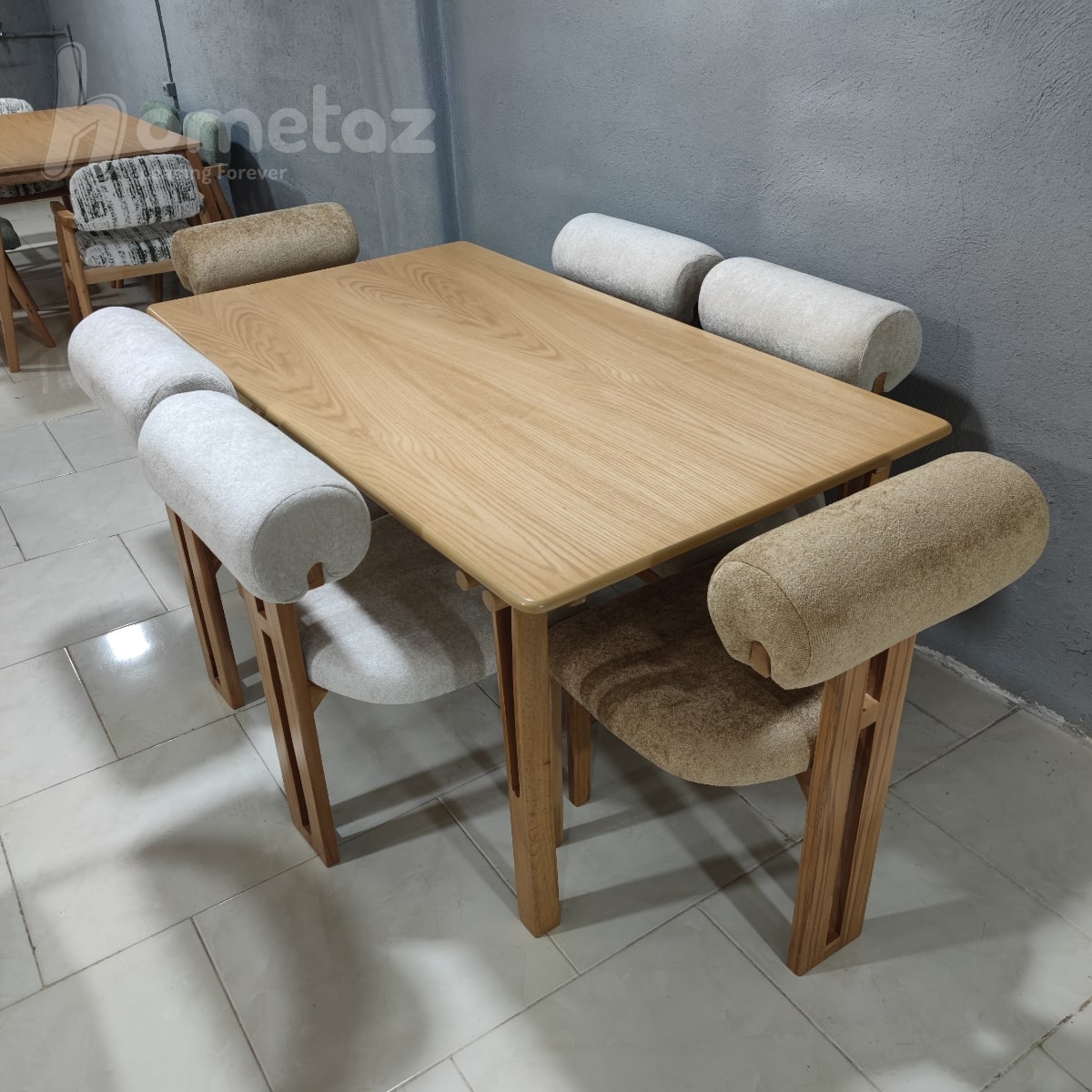 خرید ست-میز-صندلی-ناهار-خوری-چوبی-مدل-بافن