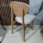 خرید اینترنتی صندلی غذا خوری چوبی مدرن مثلثی مدل سارینا