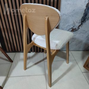 خرید اینترنتی صندلی غذا خوری چوبی مدرن مثلثی مدل سارینا