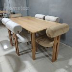 سفارش ست-میز-صندلی-ناهار-خوری-چوبی-مدل-بافن