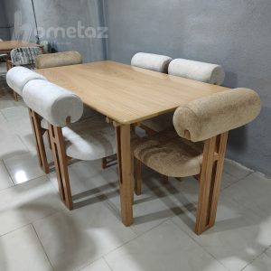 سفارش ست-میز-صندلی-ناهار-خوری-چوبی-مدل-بافن