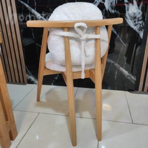 قیمت روز صندلی ناهار خوری چوبی فانتزی گرد مدل ژوری