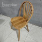 ساخت و تولید صندلی نهار خوری لوله ای چوبی مدرن با نشیمن چوب مدل تیلور