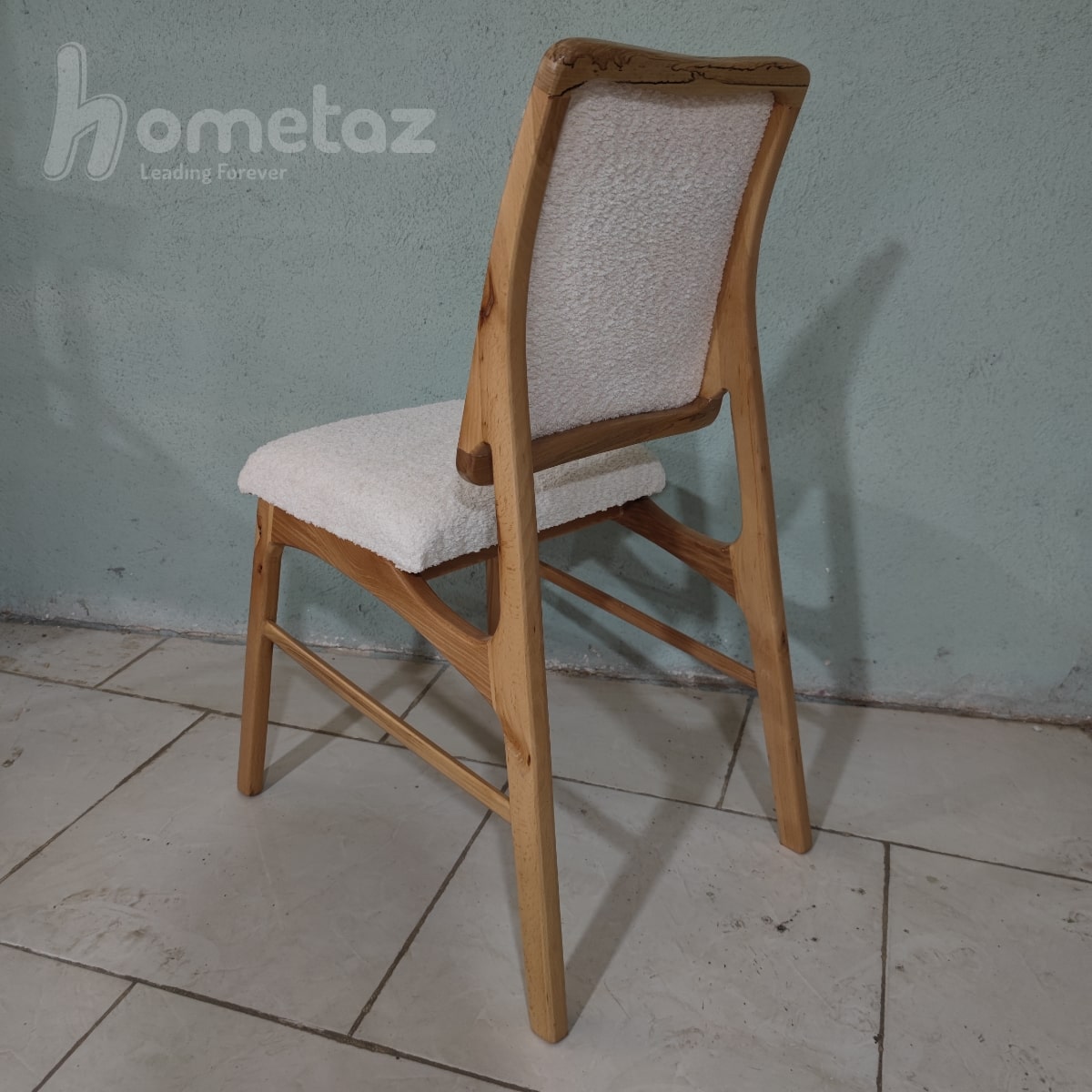 صندلی ناهار خوری مینیمال چوب راش مدل ht2608 پشت صندلی