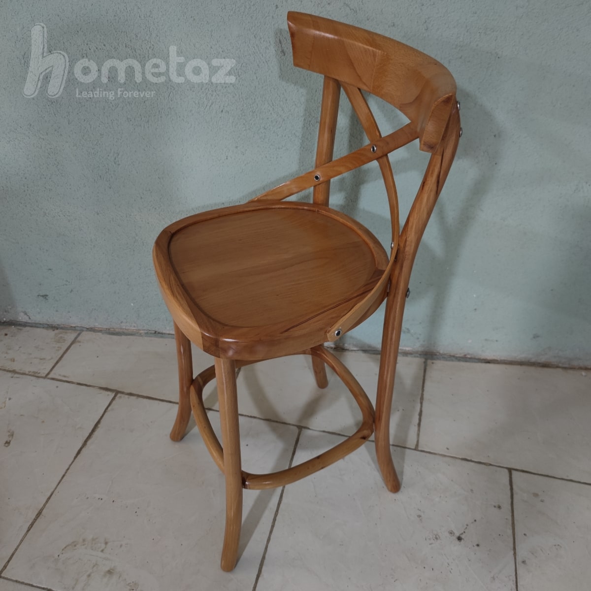 فروش صندلی کانتر اپنی کلاسیک مدل ht2596 قهوه ای