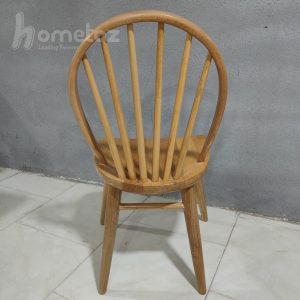 حرید انلاین و حضوری صندلی نهار خوری لوله ای چوبی مدرن با نشیمن چوب مدل تیلور
