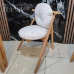 فروش صندلی ناهار خوری چوبی فانتزی گرد مدل ژوری