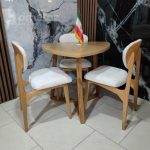 سفارش ست میز و صندلی ناهار خوری 3 نفره مثلثی خفن مدل سارینا